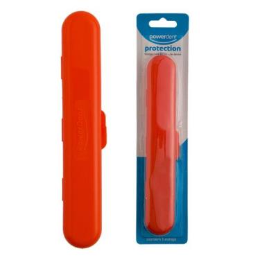 Imagem de Estojo Escova de Dentes PowerDent Protection, Laranja