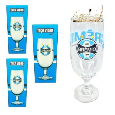 Imagem de Kit 3Un Taça Tulipa Vidro 300Ml Reforçado Cerveja Vinho