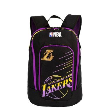 Imagem de Mochila G 2 Compartimentos Nba Legend Chicago - Preto E Roxo
