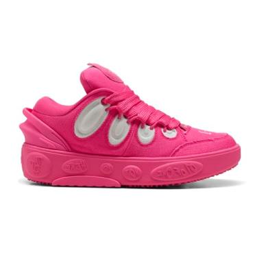 Imagem de PUMA Tênis masculino La Francé rosa com cadarço e cadarço - rosa, Rosa brilhante/cinza glacial, 41