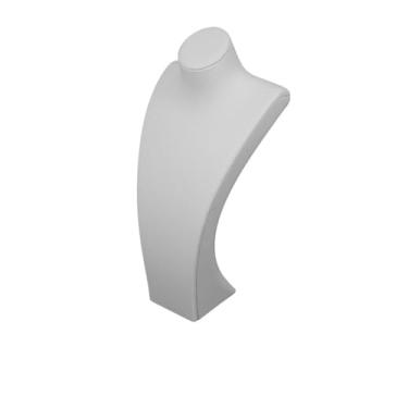 Imagem de Torres de joias Expositor de colares jade, porta-joias, pingentes, acessórios, preto/branco(Branco,Grande)