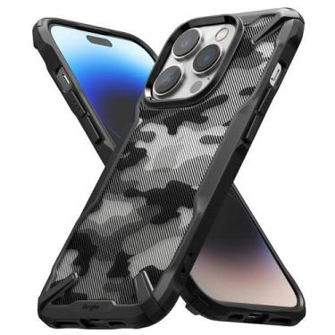 Imagem de Capa de telefone Ringke Fusion-X para iPhone 14 Pro Max - Camo Black -