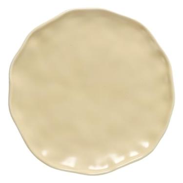 Imagem de URGDWEKJY Pratos de jantar prato raso de cerâmica nórdica prato para casa prato prato de sobremesa prato lanche hotel restaurante prato lateral prato de churrasco bandeja de jantar