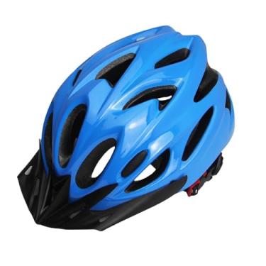 Imagem de MotiveTech Capacete de bicicleta leve e confortável para adultos, com absorção de impacto, acessórios para ciclismo, Azul