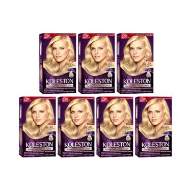 Imagem de Coloraçao Koleston 120 Louro Clarissimo Natural - Kit C/7Un
