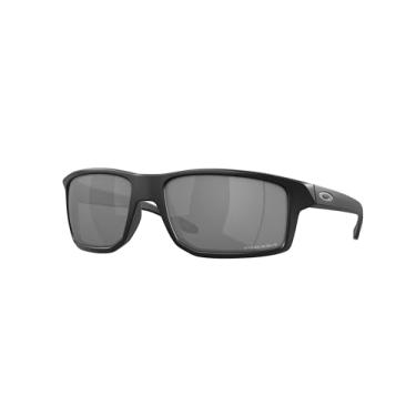 Imagem de Oakley Pacote de óculos de sol OO9449: OO 9449 944903 Gibston preto fosco Prizm Blac e kit de acessórios de coleira vermelha grande