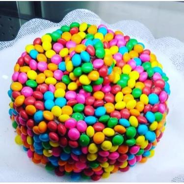 Imagem de Bolo Vulcão MMs - @diadoces.bolos, 500g, Baunilha