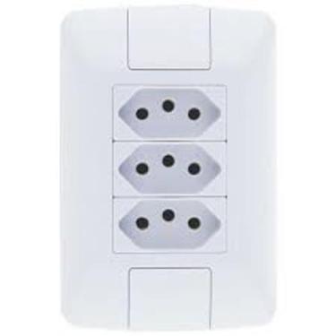 Imagem de tomada tripla 10a - Tramontina