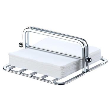 Imagem de Porta guardanapos grande de luxo cromado - future