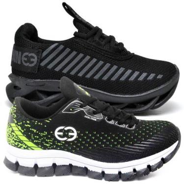 Imagem de Tênis Infantil Masculino Esportivo Modelos Diferentes - Kit 2 Pares Pr