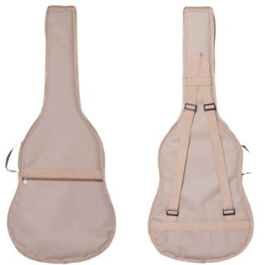 Imagem de Capa Bag para violão clássico folk luxo acolchoada bege