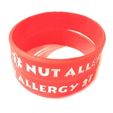 Imagem de Etiqueta interna de alerta médico Epipen 2 peças e pulseiras antialérgicas para crianças, 2 peças