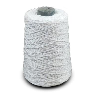 Imagem de Barbantes São Francisco Com Brilhos Dourados Natalino Em Lurex (Branco c/Dourado)