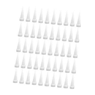 Imagem de Generic 50x Bicos de calafetagem Ferramentas de acabamento Tampas de calafetagem versáteis de substituição resistentes Bicos de para azulejos de parede Pisos, Comprimento 4.6 Cm