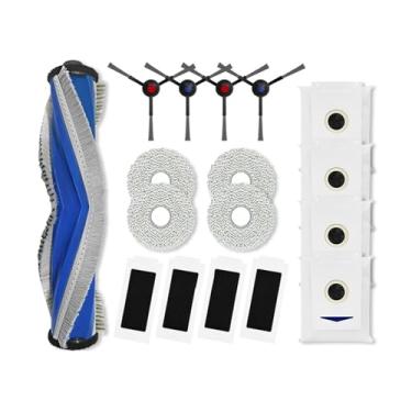 Imagem de Compatible With Ecovacs Debot T30 Pro Omni, YEEDI M12 Pro+ Vacuum Replacement Parts Accessories Roller Side Brush Filter Mop Dust Bag(17PCS)