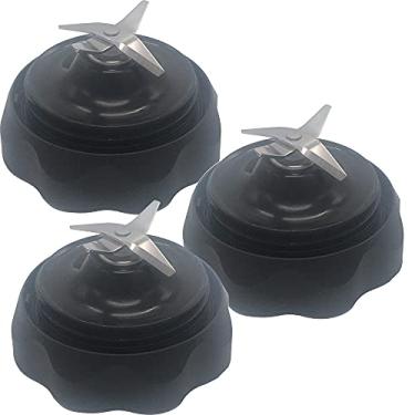 Imagem de 3 peças de liquidificador de substituição, lâmina extratora, compatível com liquidificador nutri bullet combo (3)