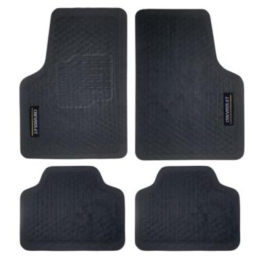 Imagem de Best Car Tapete Emborrachado para, Preto, Borracha, 60x43cm, Resistente ao Deslizamento, Impermeável, com Logo Bordado, Universal (S10 (1995-2025))