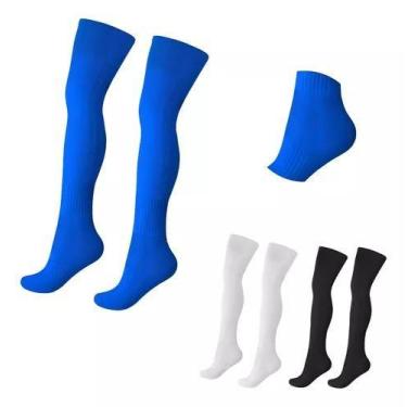 Imagem de Meião Penalty Futebol Storm Juvenil Pro / Original, 33-38, Azul