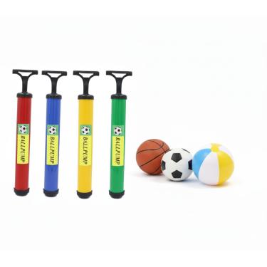 Imagem de Bomba para bola de futebol encher bola de vôlei bomba de ar manual portátil bomba encher piscina