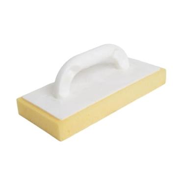 Imagem de IEUDNS Desempenadeira de acabamento para rejunte, 28x14cm, ferramenta manual ergonômica para alvenaria, desempenadeira de espuma para gesso acartonado, ideal