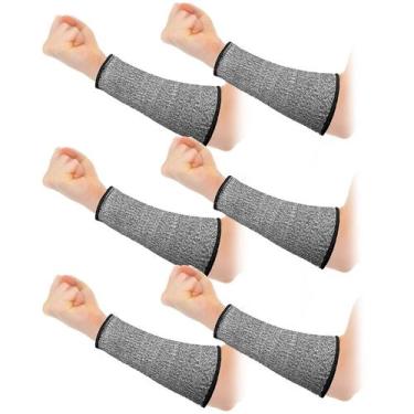 Imagem de Protetores de braço Sintege Cut Resistant Manga de Antebraço x3 Grey