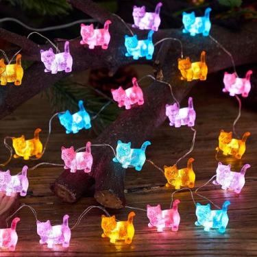 Imagem de Bateria LED JASHIKA Cat Kawaii Deco Kitty 3m 30