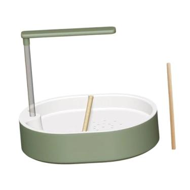 Imagem de WeiLaiKeQi Chuveiro para, banheira automática para pássaros, leve, com acessórios USB para banho de periquitos-açu e agapornis, Verde