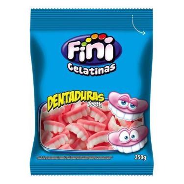 Imagem de Bala Gelatina Fini Dentaduras 250g