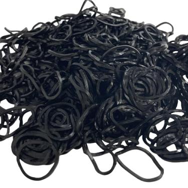 Imagem de MaryLavender Faixas de cabelo elásticas de borracha extra pequenas para crianças, bebês, meninas, prendedores de rabo de cavalo, 1000 peças