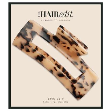 Imagem de The Hair Edit Epic Clip – Grampo de cabelo jumbo com acabamento de tartaruga
