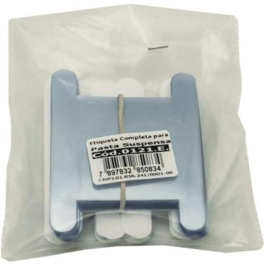 Imagem de Visor para pasta suspensa Etiqueta Branca c/50un. - Dello