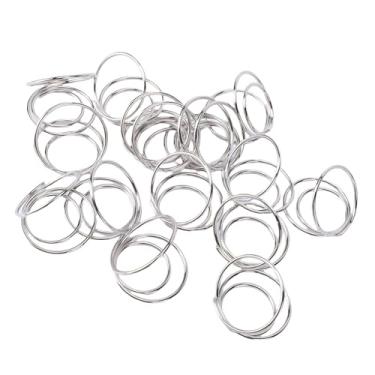 Imagem de GLOGLOW 50pcs Mini Porta-cartões de Lugar, Porta-cartões de Lugar, Número de Mesa, Porta-fotos, Suporte de Ferro, Exibição de Cartão de Nome para Casamento, chá de bebê, Aniversário, 50 Peças, Mini de , Redondo (Prata)