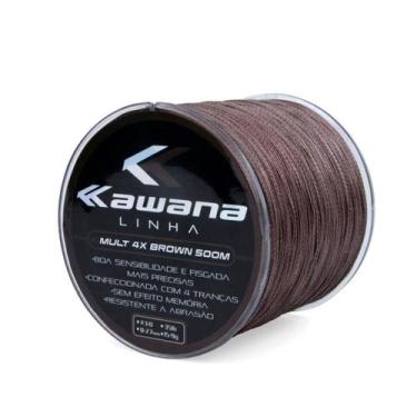 Imagem de Linha de Pesca Multifilamento Kawana 4x Marrom 500m - Maruri, 0.18mm