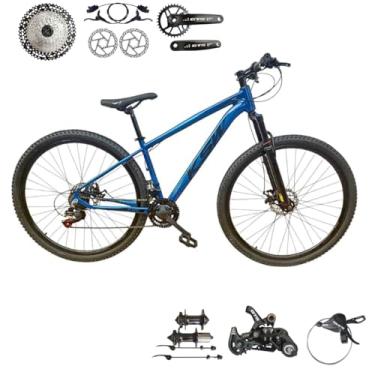 Imagem de Bicicleta Aro 29 Ksw Xlt 12 Velocidades Freio Hidraulico (AZUL/HUNTER/PRATA, 21)