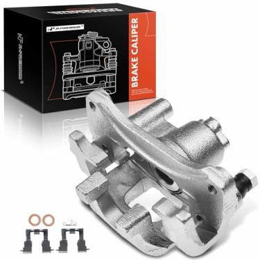 Imagem de A-Premium Conjunto de pinça de freio a disco com suporte compatível com modelos selecionados Toyota - Highlander 2001 2002 2003 AWD - Lado traseiro direito do passageiro