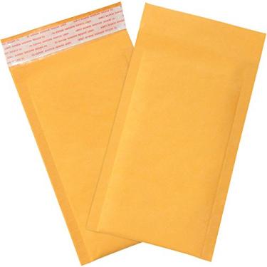 Imagem de 4 x 8 envelopes autovedantes Kraft Bubble Mailers #000