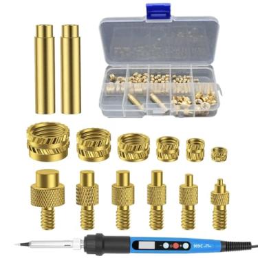 Imagem de Ponta de solda – Conjunto de inserções de manutenção roscadas, kit de pontas de solda eficientes resistentes ao calor para reparo e manutenção em ambientes internos e externos