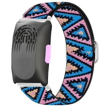 Imagem de Lamshaw Compatível com pulseira de reposição LIAISE, elástico elástico de liberação rápida, acessórios de substituição ajustáveis para homens e mulheres, compatível com pulseira de áudio vestível