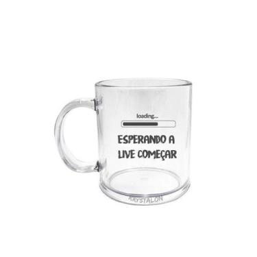 Imagem de Kit 2 Canecas Acrílico Personalizadas Para Live - Krystalon