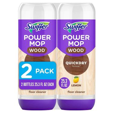 Imagem de Solução de recarga Swiffer Power Mop Wood QuickDry 1,5 L de limão