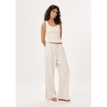 Imagem de Calça Feminina Wide Leg Em Viscolinho-Feminino