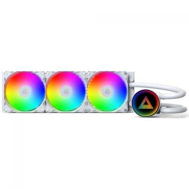 Imagem de Water Cooler Montech LightFlow ARGB, 360mm, Intel-AMD, Branco