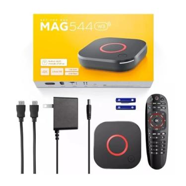 Imagem de Meentek Genuíno Mag 544W3 4K, banda dupla integrada 2.4G/5G WiFi Mag544W3 mais rápido do que mag 540w3 e mag 524w3 para suporte: https://t.me/theorangestore
