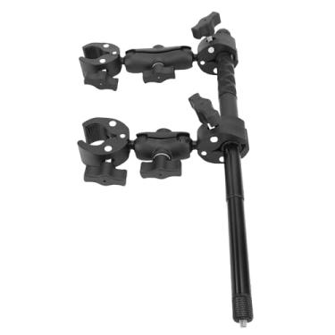 Imagem de Jiawu Kit de Montagem de Câmera de Motocicleta, Bastão de Selfie para Guiador de Bicicleta Com Cabeças de Bola Dupla, Montagem de Braçadeira de Guiador de Bicicleta de 360