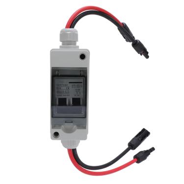 Imagem de Jiawu Caixa Robusta do Disjuntor da Prova da Sobrecarga do Interruptor de Desconexão Painel Solar para Casas RVs, Instalação Sem Esforço para Aplicações Solares