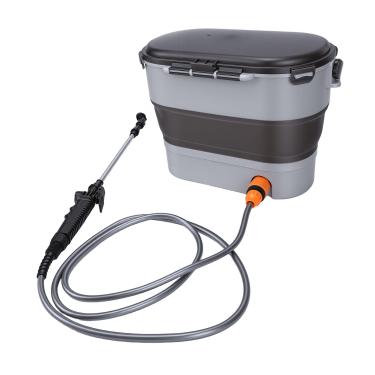 Imagem de Generic Pulverizador Elétrico, Pulverizador de Jardim Alimentado por Bateria de 8L Com Bateria Embutida de 2.000mAh, Alça de Ombro Ajustável, 5 Modos de Pulverização, Haste Telescópica