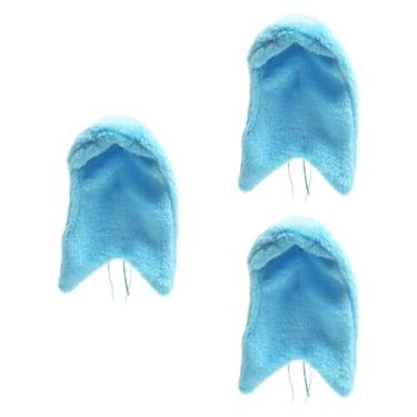 Imagem de Gralara Conjunto de 3 peças de manta para pássaros, capa de de inverno para papagaios, manta para gaiola de pássaros, para pombos, Azul Claro
