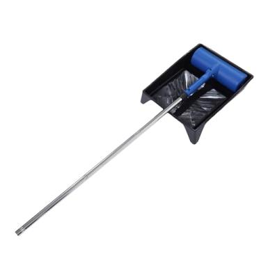 Imagem de Hyuduo Kit de Rolo de Pintura Pincel de ângulo Ajustável de 10 Polegadas Com Haste de Extensão Telescópica e Bandeja à Prova de Gotejamento Conjunto de Ferramentas de Pintura de Teto para