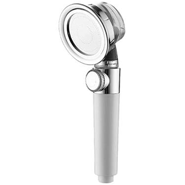 Imagem de YYBOES Chuveiro de cabeça de chuveiro filtro de chuveiro elétrico cabeça de chuveiro chuveiro de alta pressão para aumentar a pressão painel de aço inoxidável Booster multifuncional chuveiro Ele