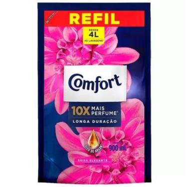 Imagem de Amaciante roupa comfort concentrado 900ml sache brisa elegante, Brisa 